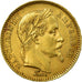 Coin, France, Napoleon III, Napoléon III, 20 Francs, 1864, Paris, AU(50-53)