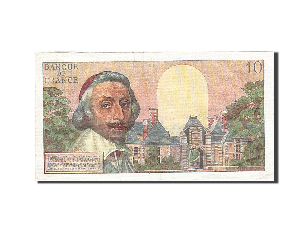 Biljet, Frankrijk, 10 Nouveaux Francs, 1959, 1961-04-06, SUP, Fayette:57.15