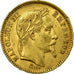 Moneda, Francia, Napoleon III, Napoléon III, 20 Francs, 1862, Paris, MBC+, Oro
