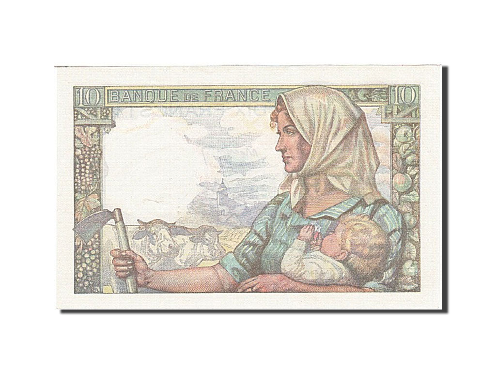France, 10 Francs, 1941, KM:99e, 1944-01-13, UNC(65-70), Fayette:8.10
