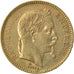FRANCE, Napoléon III, 20 Francs, 1866, Paris, KM #801.1, EF(40-45), Gold, Gadour