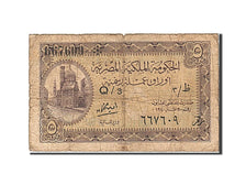 Ägypten, 5 Piastres, 1940, KM:164, Undated, VG(8-10)