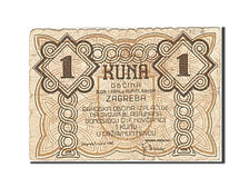 Croatia, 1 Kuna, 1942, 1942-09-01, KM:7a, VG(8-10)