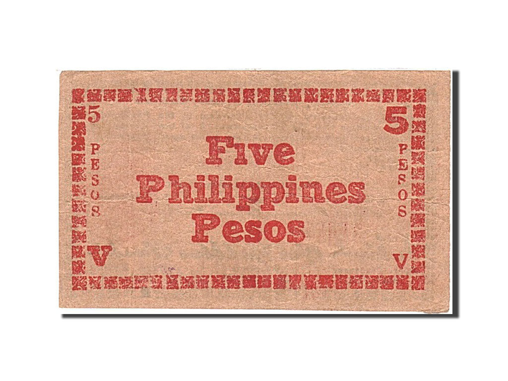 Philippines, 5 Pesos, 1944, 1944, KM:S675, EF(40-45)