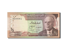 Tunisia, 1/2 Dinar, 1972, 1972-08-03, KM:66a, UNC(63)