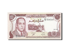 Marokko, 10 Dirhams, 1970, KM:57b, 1985, UNC(65-70)
