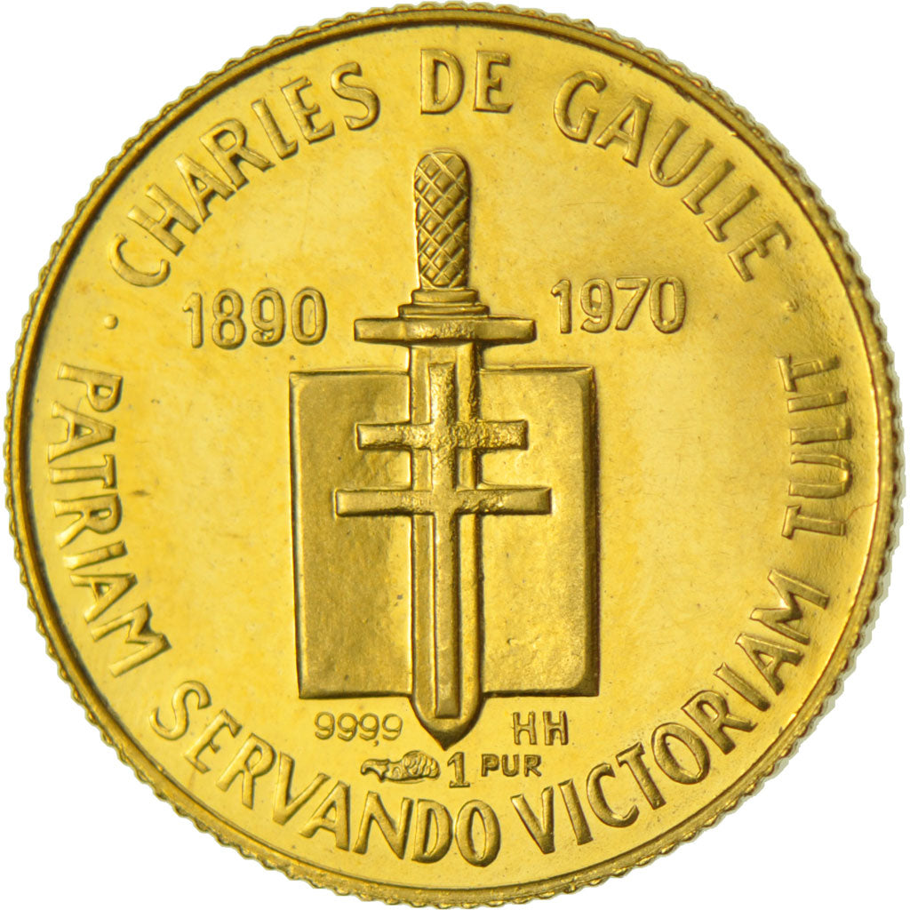 Vème République, 80 ans de la naissance du général De Gaulle, Médaille