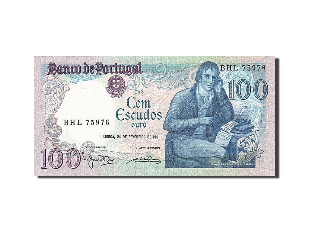 Portugal, 100 Escudos, 1980-1989, KM:178b, 1981-02-24, UNC(65-70)