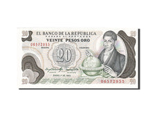 Banknote, Colombia, 20 Pesos Oro, 1966-1968, 1983-01-01, KM:409d, UNC(65-70)