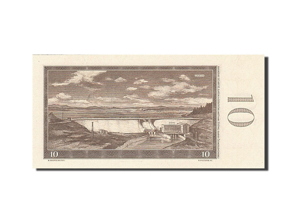 Czechoslovakia, 10 Korun, 1960, 1960, KM:88b, UNC(65-70)