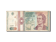 Banknot, Rumunia, 1000 Lei, 1991-1994, 1991, KM:101Aa, EF(40-45)