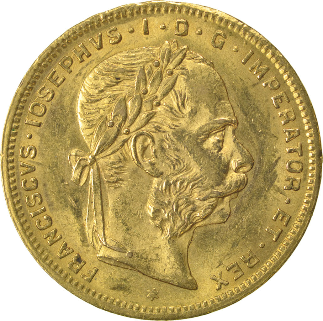 Autriche, François Joseph, 8 Florins ou 20 Francs