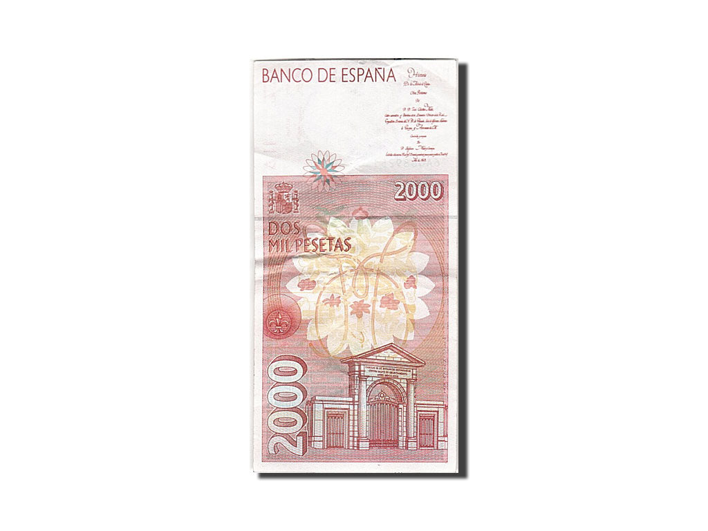 Banknote, Spain, 2000 Pesetas, 1992-1996, 1992-04-24, KM:164, EF(40-45)