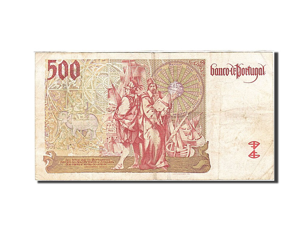 Portugal, 500 Escudos, 1995-1997, 2000-11-07, KM:187c, VF(30-35)