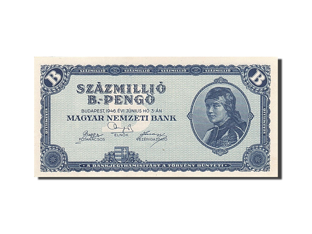 Hungary, 100,000,000 B.-Pengö, 1946, 1946-06-03, KM:136, UNC(63)