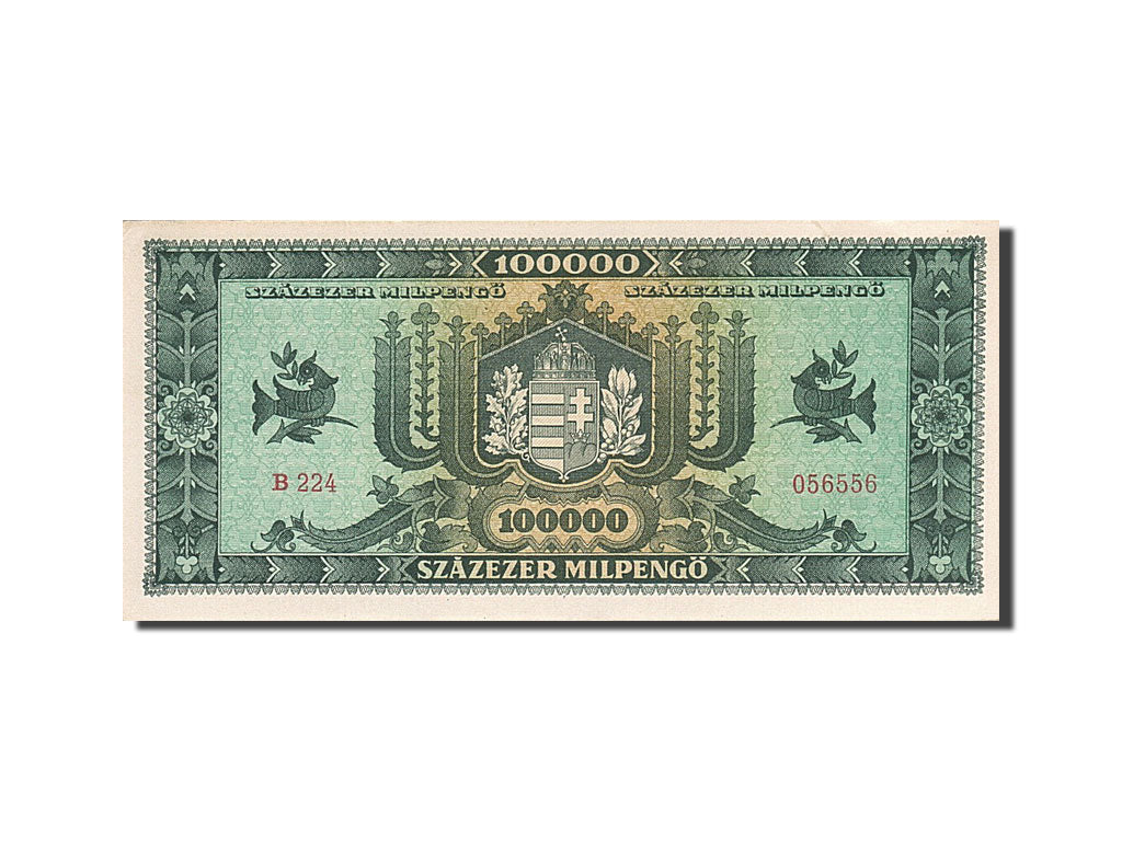 Ungarn, 100,000 Milpengö, 1946, KM:127, 1946-04-29, UNC(63)