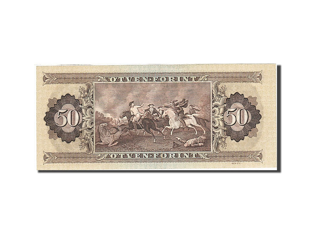Banconote, Ungheria, 50 Forint, 1957-1983, KM:170d, 1980-09-30, FDS