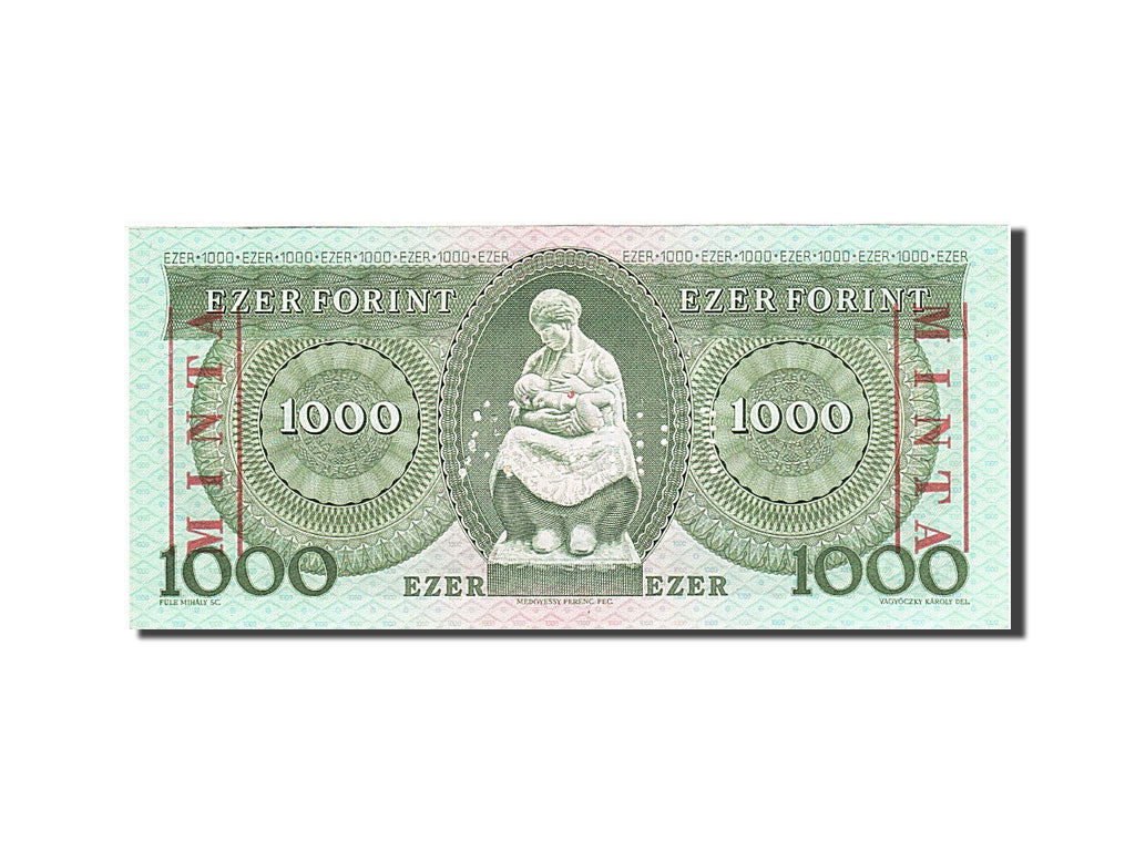 Banknote, Hungary, 1000 Forint, 1957-1983, 1992-10-30, KM:173s, UNC(65-70)