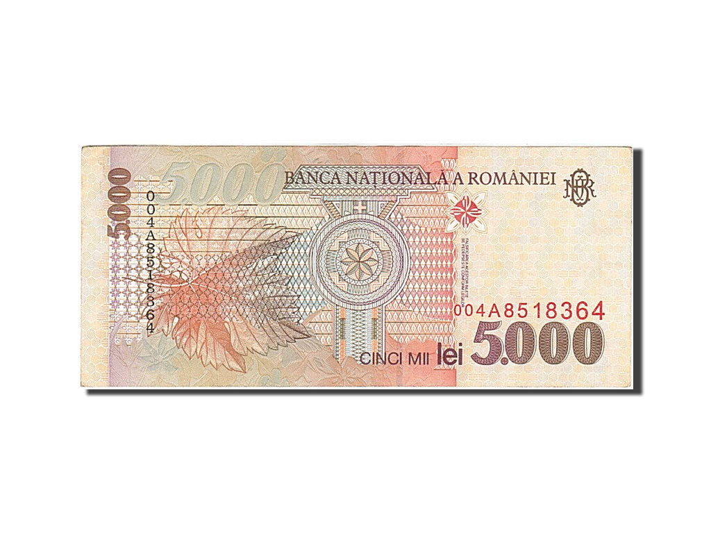Banknote, Romania, 5000 Lei, 1996-2000, 1998, KM:107a, AU(55-58)