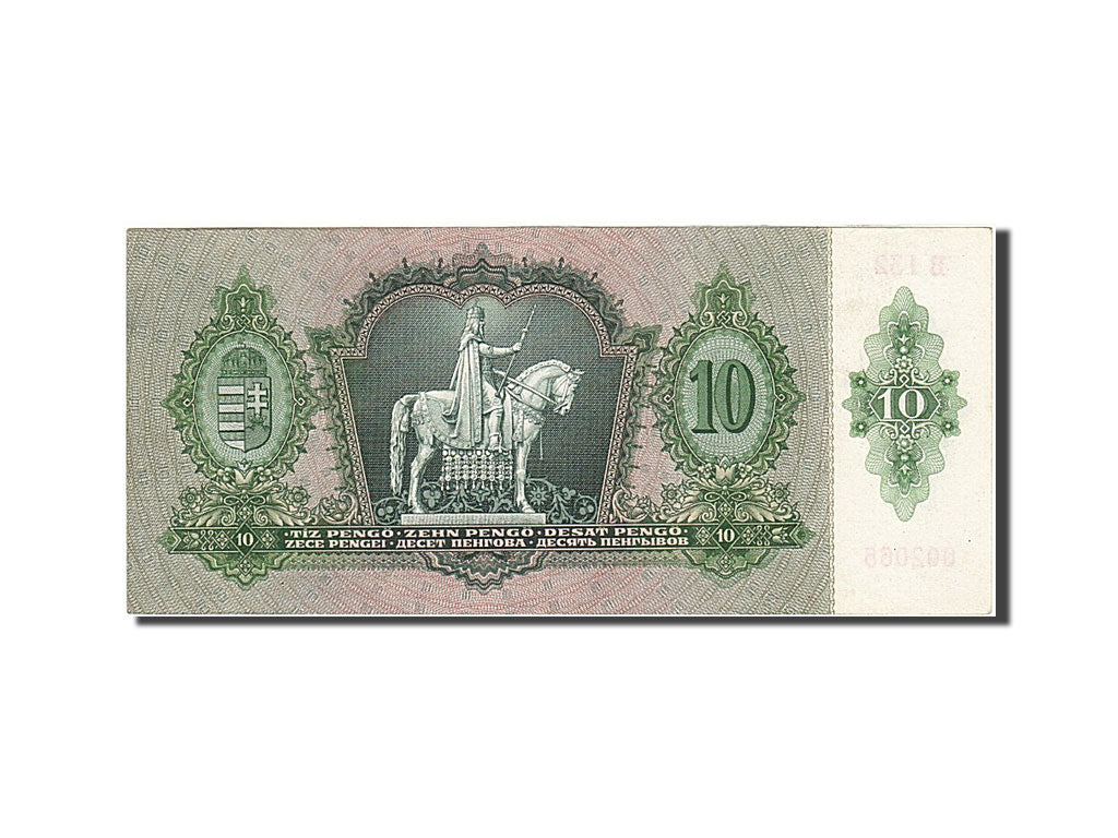 Hungary, 10 Pengö, 1936, 1936-12-22, KM:100, UNC(63)