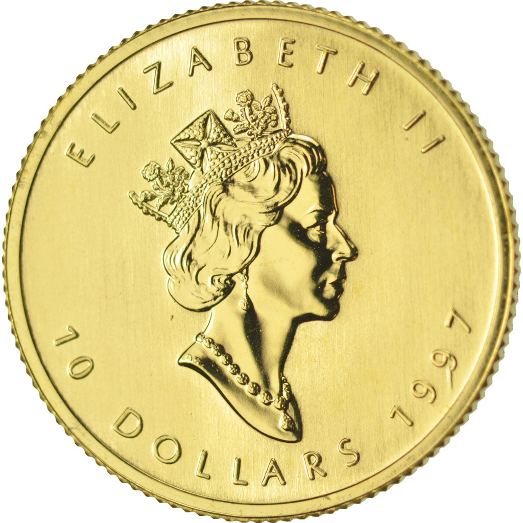 CANADA, 10 Dollars, 1997, Royal Canadian Mint, KM #189, MS(65-70), Gold, 7.79