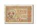 Biljet, Madagascar, 5 Francs, 1930, Undated, KM:35, TTB+