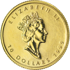 CANADA, 10 Dollars, 1999, Royal Canadian Mint, KM #189, MS(65-70), Gold, 7.79