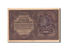 Geldschein, Polen, 1000 Marek, 1919, 1919-08-23, KM:29, VZ+