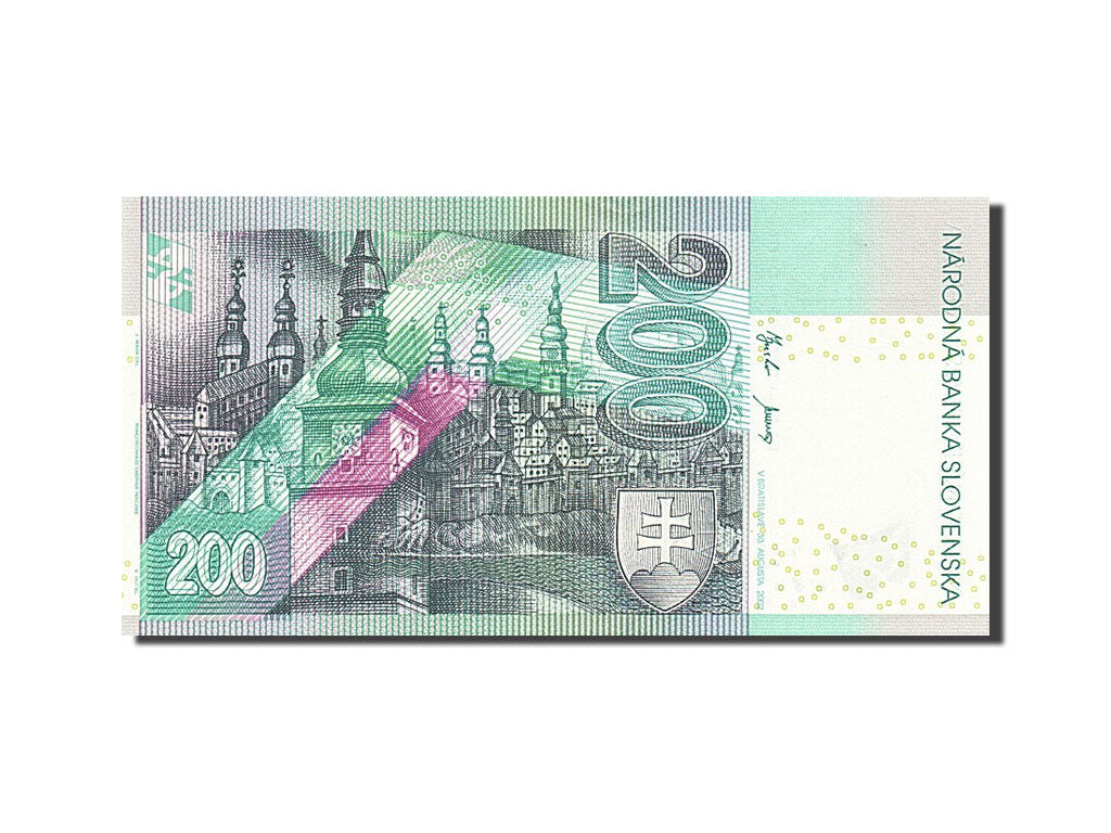 Slowakei, 200 Korun, 2000, KM:41, 2002-08-30, UNC(65-70)