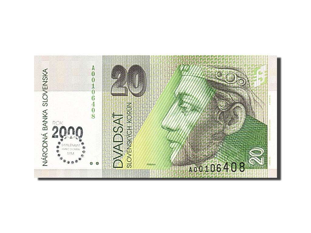 Banknote, Slovakia, 20 Korun, 1993, 1993-09-01, KM:20a, UNC(65-70)