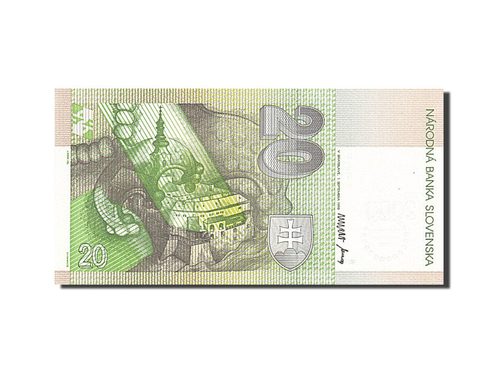 Banknote, Slovakia, 20 Korun, 1993, 1993-09-01, KM:20a, UNC(65-70)