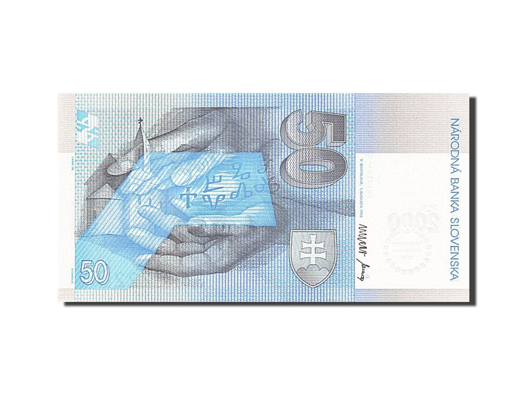 Slovakia, 50 Korun, 1993, 1993-08-01, KM:21a, UNC(65-70)