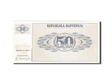 Biljet, Slovenië, 50 (Tolarjev), 1990-1992, 1990, KM:5a, NIEUW