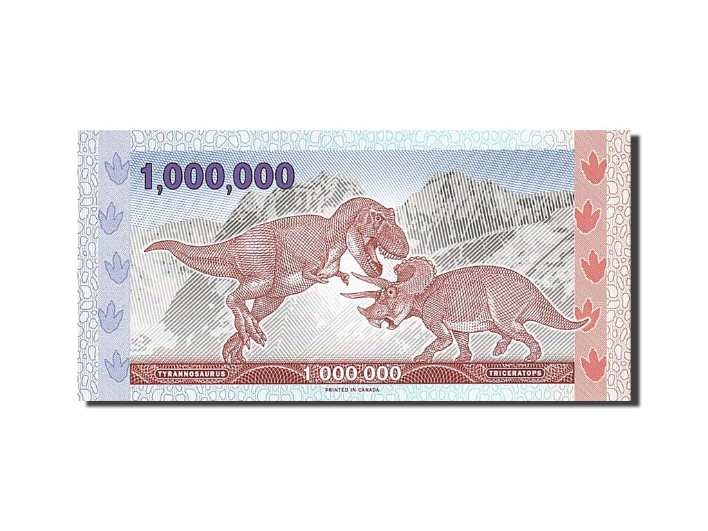 Russia, bering Strait, 1 million Dinars, 2012, 2012, UNC(65-70)
