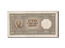 Billet, Serbie, 100 Dinara, 1943, 1943-01-01, KM:33, TTB