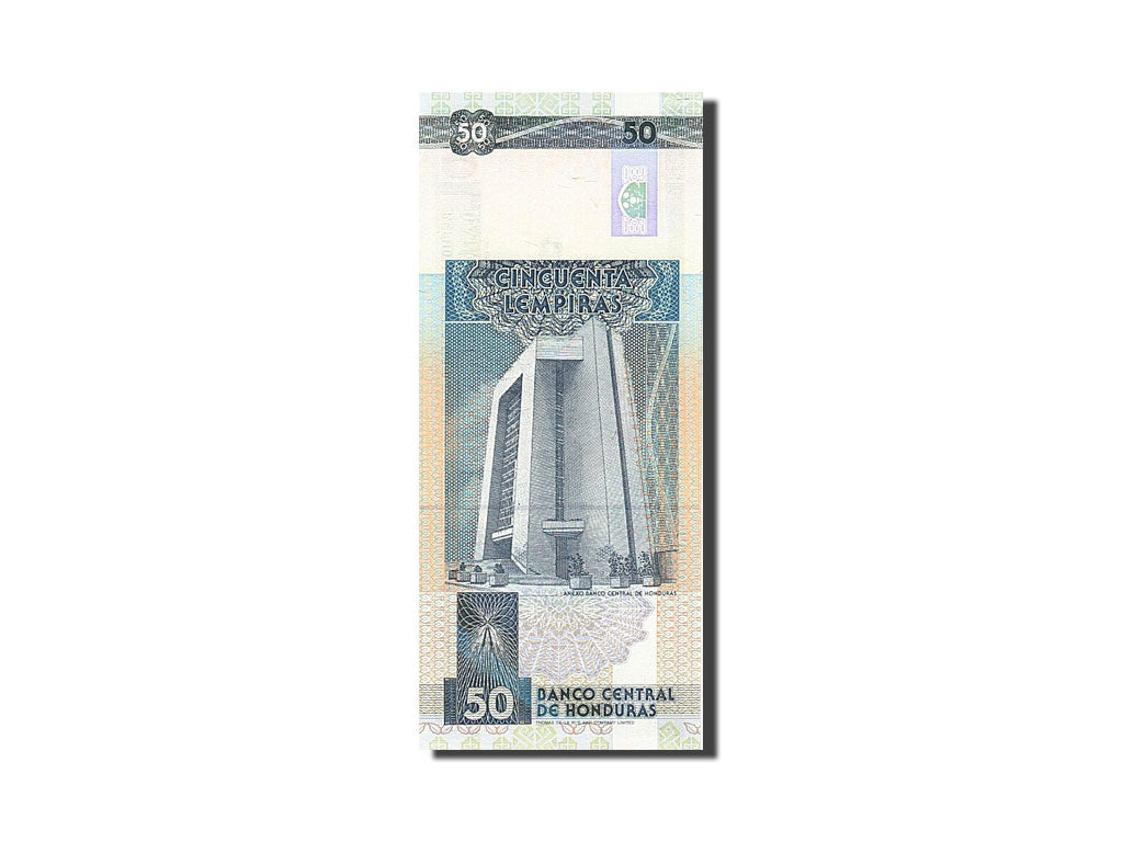 Banknote, Honduras, 50 Lempiras, 2000-2003, 2001-08-30, KM:88a, UNC(65-70)