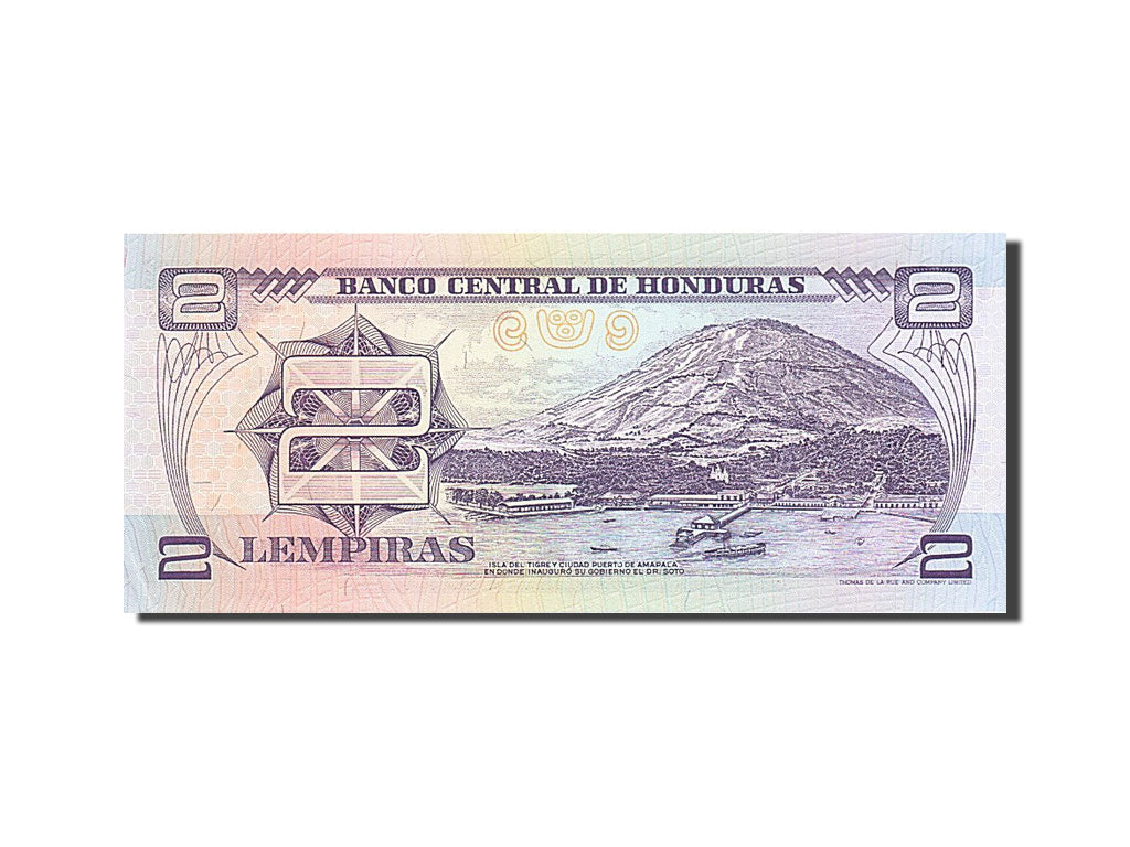Banknote, Honduras, 2 Lempiras, 1992-1993, 1994-05-12, KM:72c, UNC(63)