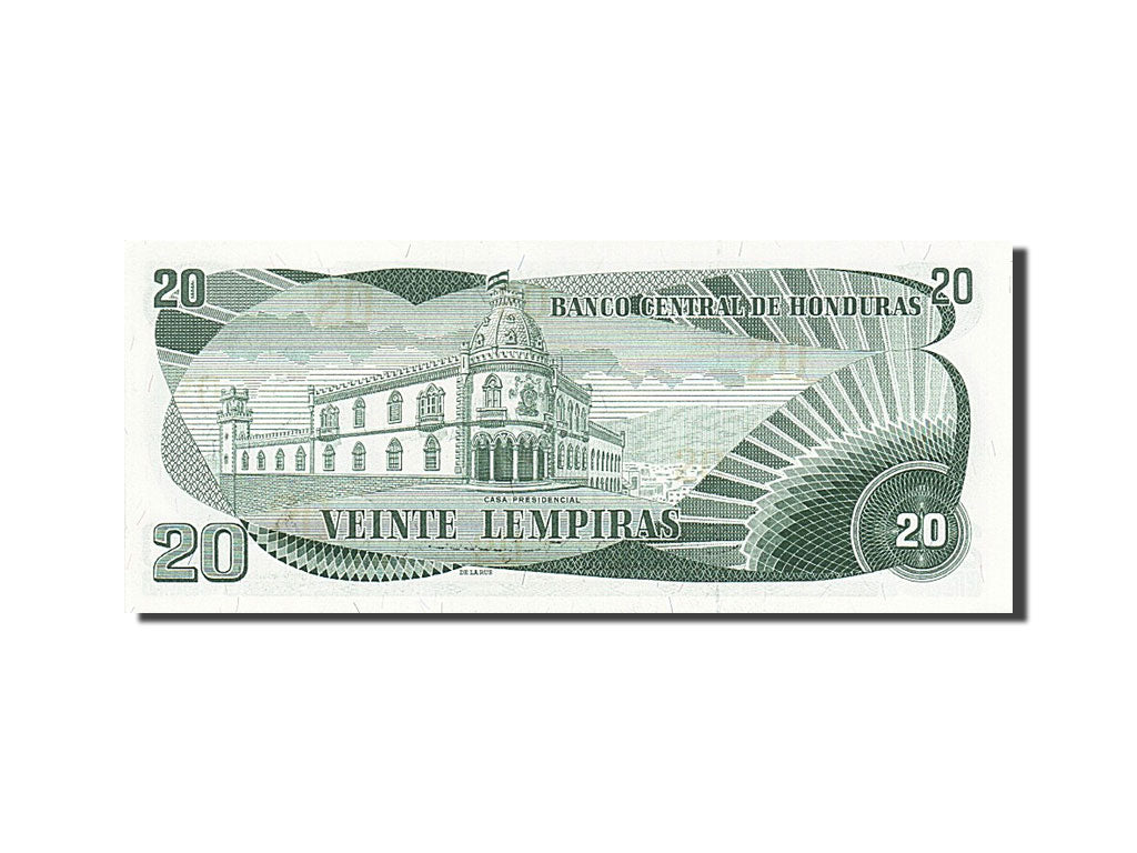Honduras, 20 Lempiras, 1973-1974, 1976-03-18, KM:60h, NEUF