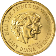 Great Britain, History, Medal, 1981, MS(60-62), Mauviel, Gold, 6.47