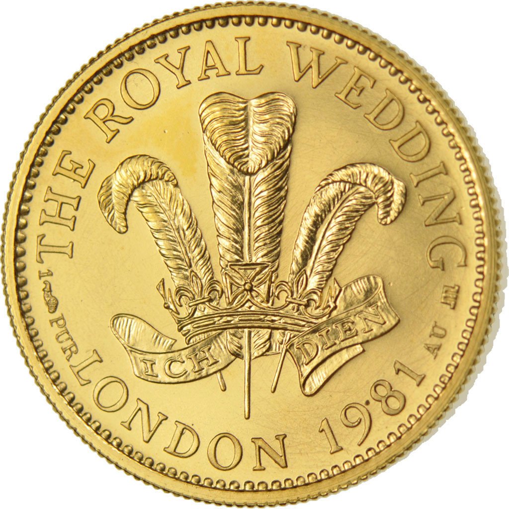 Great Britain, History, Medal, 1981, MS(60-62), Mauviel, Gold, 6.47