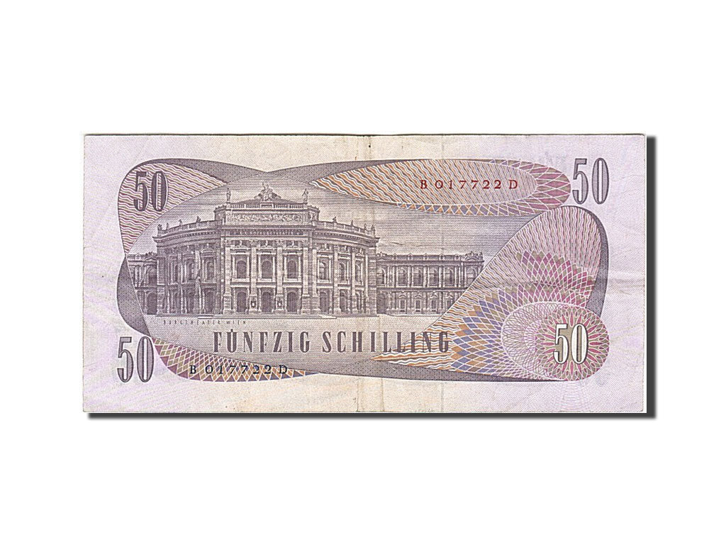 Banknote, Austria, 50 Schilling, 1966-1970, 1970-01-02, KM:143a, EF(40-45)