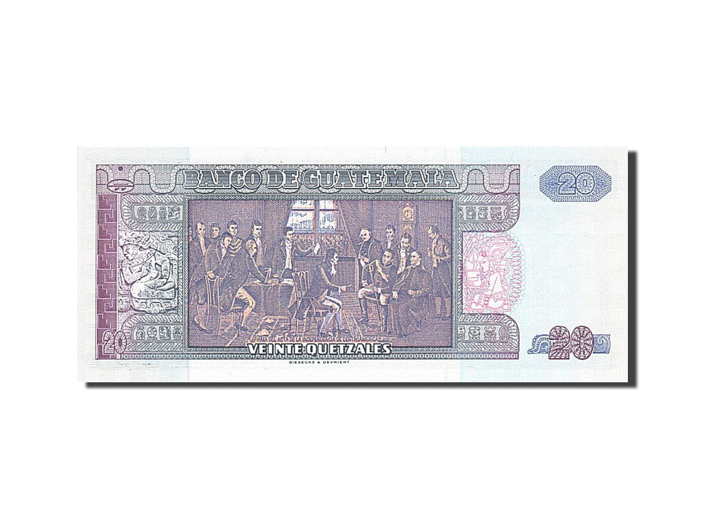 Guatemala, 20 Quetzales, 1994-1995, 1996-06-16, KM:93, NEUF