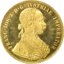 AUSTRIA, 4 Ducat, 1915, KM #2276, MS(60-62), Gold, 13.99