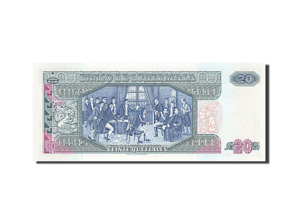 Billet, Guatemala, 20 Quetzales, 2003, 2003-02-12, KM:108, NEUF