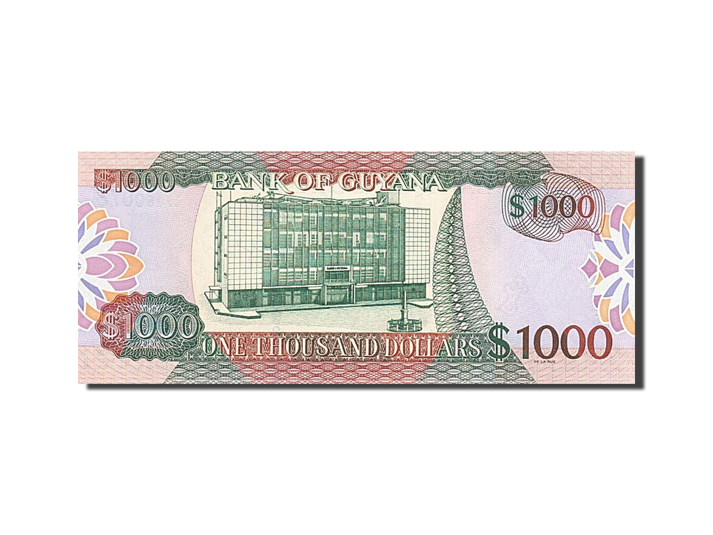 Banknote, Guyana, 1000 Dollars, 2006, Undated (2006), KM:38a, UNC(65-70)