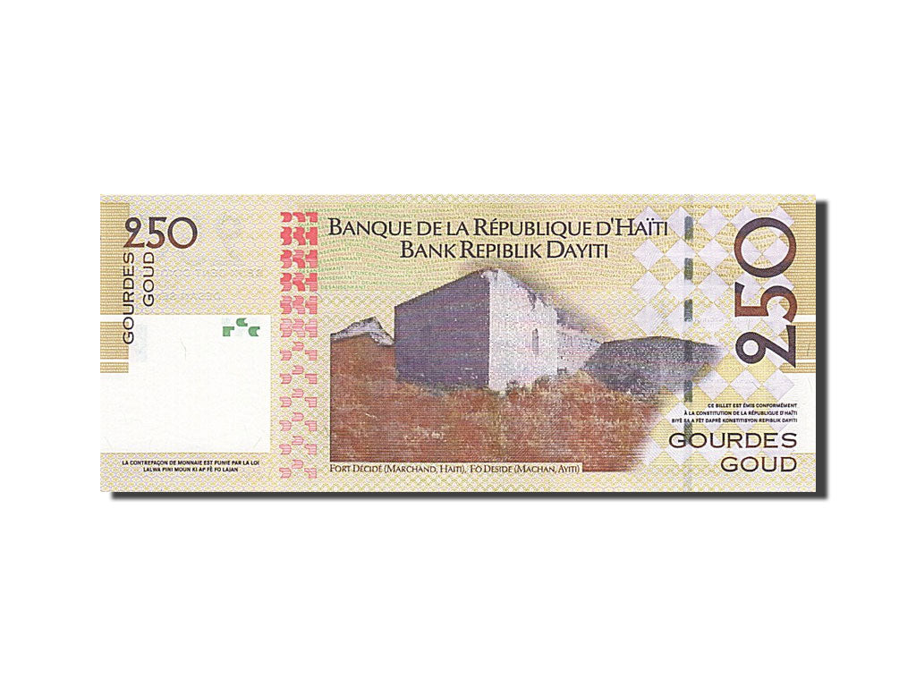 Banknote, Haiti, 250 Gourdes, 2004, 2004, KM:276a, UNC(65-70)