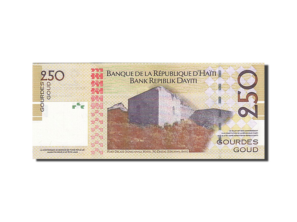 Banknote, Haiti, 250 Gourdes, 2004, 2004, KM:276a, UNC(65-70)