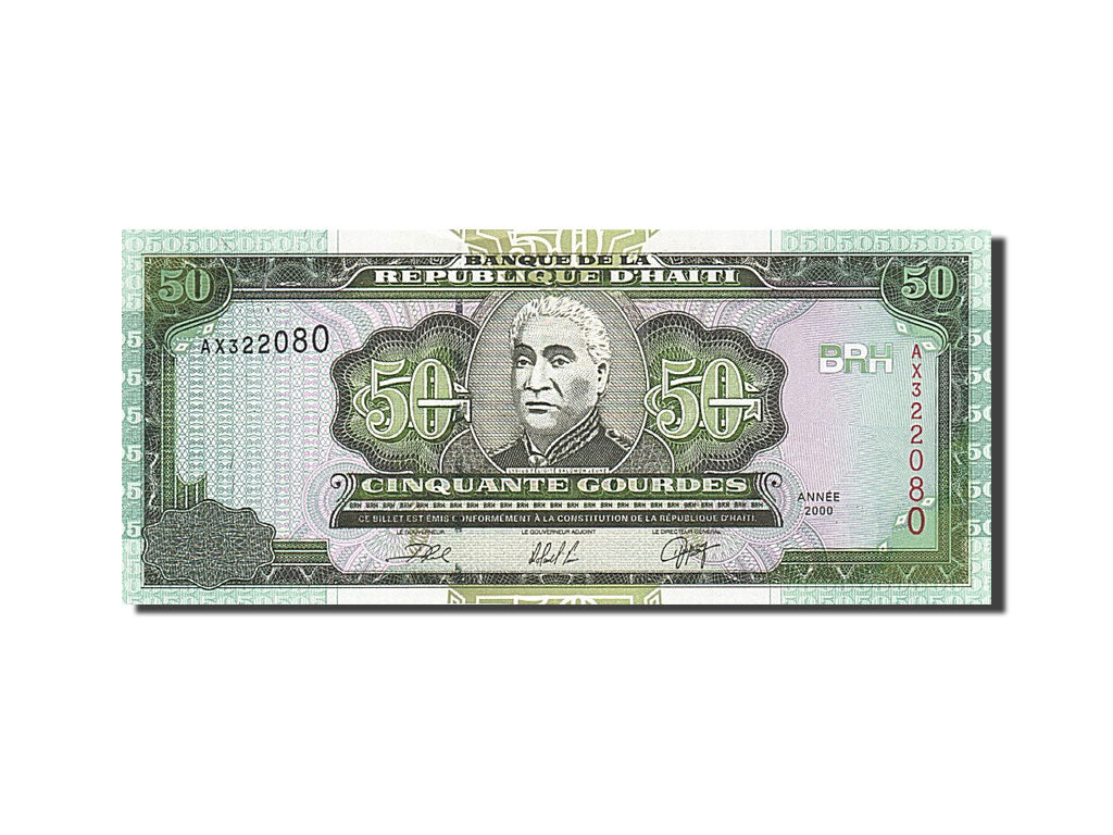 Haiti, 50 Gourdes, 2000, KM:267a, 2000, UNC(65-70)