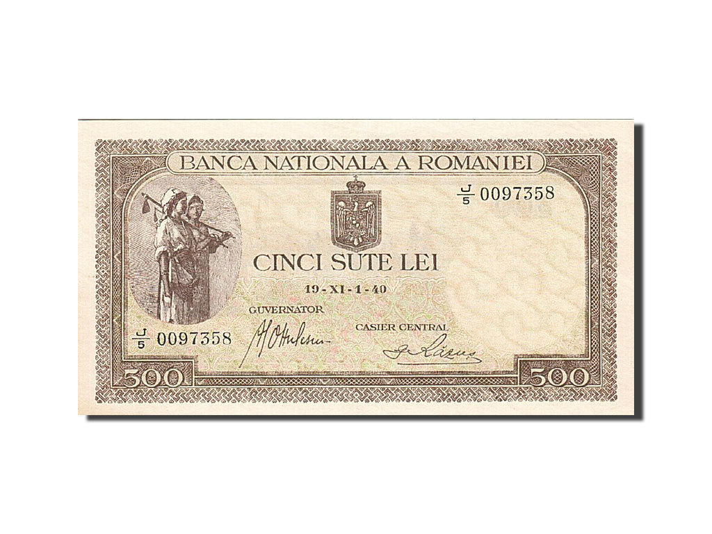 Romania, 500 Lei, 1940, 1940-11-01, KM:51a, UNC(65-70)