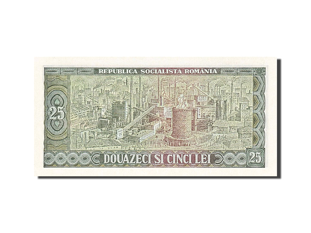 Rumänien, 25 Lei, 1966, 1966, KM:95a, UNC(65-70)